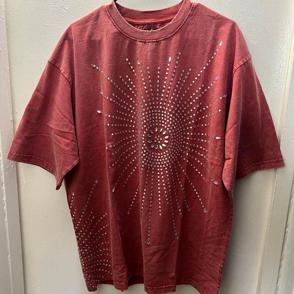 Unbranded Men's Red and Orange T-shirt